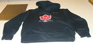 Canada 2015 World Juniors Hockey 100th Anniversary Youth Hoodie Sweater S Black - Picture 1 of 3