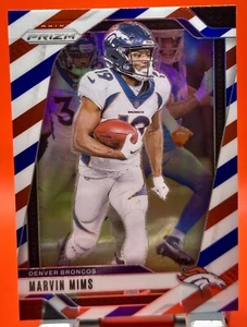 2024 Marvin Mims Panini Prizm Red/Blu/Wht Prizm # - Bild 1 von 2