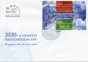 Hungary Architecture Stamps 2020 FDC Year of National Cohesion Parliament 1v M/S - Picture 1 of 1