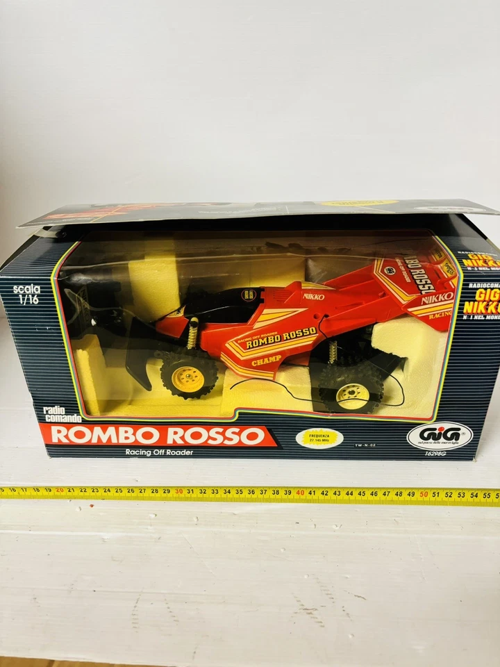 GIG NIKKO ROMBO ROSSO 1/16 RADIOCOMANDATA  NUOVISSIMA RARE!! - Immagine 1 di 4