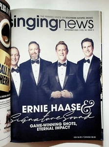 Singing News Sept 2023 Ernie Haase Signature Sound TrueSong Quartet - Picture 1 of 2