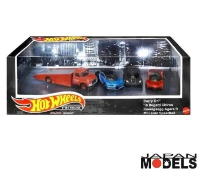 Hot Wheels Premium Set Hyper Cars #10 Bugatti Königsegg McLaren Die Cast 1:64 - Immagine 1 di 3