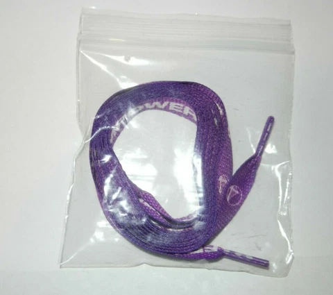 Golden State Warriors SGA Purple Shoe Laces "Empower Hear Us Step Up" NEW Cover