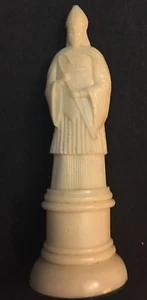 1947 KINGSWAY Chess ~ White Bishop~ Felt Bottom ~ Replacement Piece (FREE SHIP.) - Picture 1 of 3