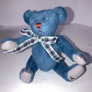 1995 Ganz Cottage Collectibles Bluebeary Plush 5" Jointed head arms & legs Bear - Picture 1 of 3