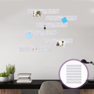 8 Stück Filz Pinnwand Büro Deko Pin für Wand selbstklebend - Bild 1 von 10