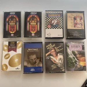 8 Vintage Cassette Lot Miscellaneous Hits from 50’s - 80’s h29q - Picture 1 of 11