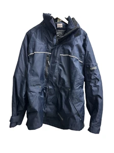Heavy Dakota Insulated Herren Parka Full Zip Jacke 2XL Navy Blau - Bild 1 von 9