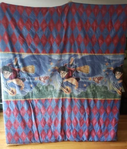 Vintage 2001 Harry Potter Quidditch Hedwig Queen Size Comforter 85x74in - Picture 1 of 6