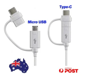 Genuine Samsung Adapter Micro usb Type c Cable Combo For Galaxy S20 Ultra 5G AU - Picture 1 of 4