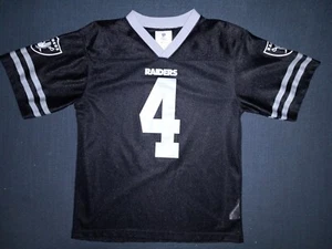 Derek Carr Las Vegas Raiders schwarz Jugend Heim Spieler Trikot (14-16) - Bild 1 von 3