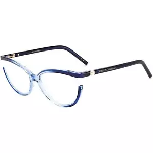 Carolina Herrera Women's Eyeglasses Azure Blue Plastic Full Rim CH 0005 0AGS - Picture 1 of 2
