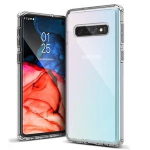 CLEAR Case For Samsung Galaxy S10e S10 S9 S8 Plus Silicone Shockproof Cover - Picture 1 of 19