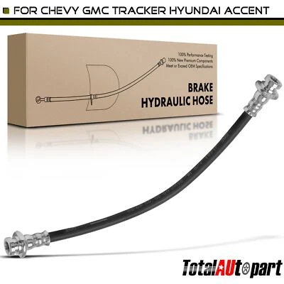 Brake Hydraulic Hose for Chevrolet Tracker Hyundai Elantra Suzuki Samurai Rear - Image 1 of 4