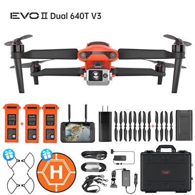 Autel Robotics EVO II Dual 640T V3 Thermal Drone Rugged Bundle Fly More - Image 1 of 4