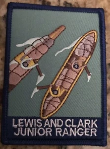 Two Lewis & Clark National Historical Park Junior Ranger Souvenir Patches OR/WA - Picture 1 of 3