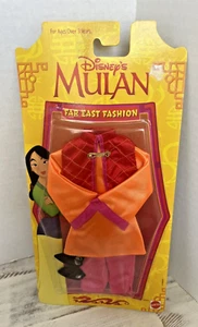 Mattel Disney Mulan Far East Moda Naranja Rosa Nº67931 - Imagen 1 de 3