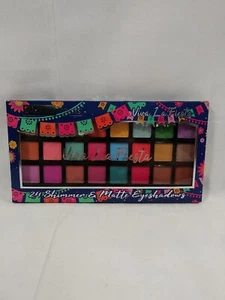 Beauty Treats Viva La Fiesta Eyeshadow Palette 24 Shimmer & Matte - Picture 1 of 6