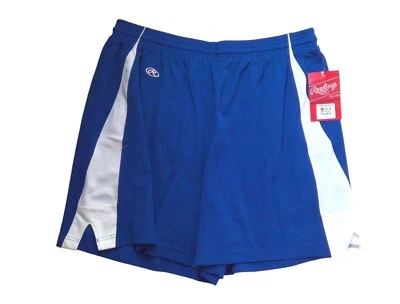 NUEVO CON ETIQUETAS RAWLINGS PANTALONES CORTOS DEPORTIVOS DE BALONCESTO PARA HOMBRE TALLA XXL Azul Foto 1 de 4