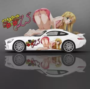 Itasha Custom Car Decals; Anime Inspired Car Decals; Itasha Side Decal,Both Side - Foto 1 di 1