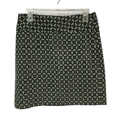 Minifalda Etcetera Mujer Forrada Verde Cremallera Lateral Talla 6 Cintura Ancha Foto 1 de 4