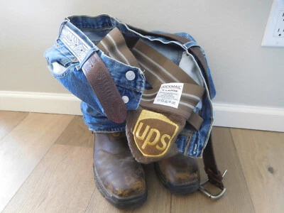 Vintage Jock Strap Rare UPS Jockstrap Brown Extra Large XL - Image 1 of 4