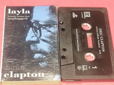 ERIC CLAPTON Layla Audio Cassette Tape Single In VGC - Image 1 of 3