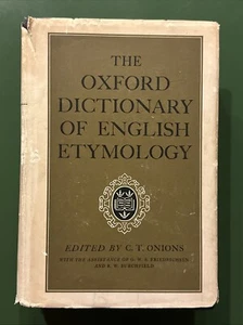 The Oxford Dictionary Of English Etymology, 1966, C.T. Onions, Oxford Clarendon - Picture 1 of 12