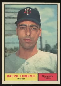 1961 Topps WRONG BACK ERROR (f) #469 Ralph Lumenti (b) #473 Bobby Shantz MVP - Picture 1 of 2