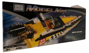 Mega Bloks - ProBuilder Wave Racer #9729 Boat Building Blocks 430 Pieces Retired - Picture 1 of 8