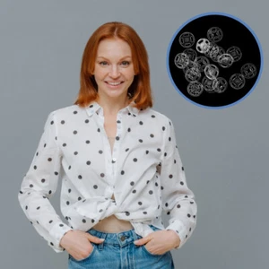 100 Sets Geheime Knopf Mutter-Kind-Taste Fräulein Damen Kleiderdruckknöpfe - Bild 1 von 12