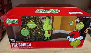 NEW Dr Suess 4 ft. Animated Grinch Christmas Animatronic HOME DEPOT 🎅 ☃️ 🎄 - Picture 1 of 3