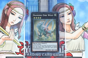 YuGiOh Diamond Dire Wolf CT10-EN012 Limited Edition Super Rare - Picture 1 of 2