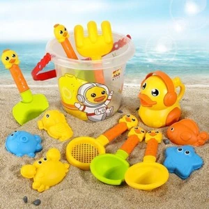 14Pcs Kids Sandpit Toys Outdoor Beach Sand Pit Water Play Set Toddler Gifts UK - Picture 1 of 8