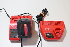 Milwaukee M18-M12 Rapid Charger 48-59-1812/48-59-2401 & M18 Red Lithium Battery - Picture 1 of 21