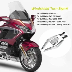 Front Windshield Trim Accent LED Lamp For Honda Gold Wing Tour DCT 2018-2024 - Picture 1 of 8