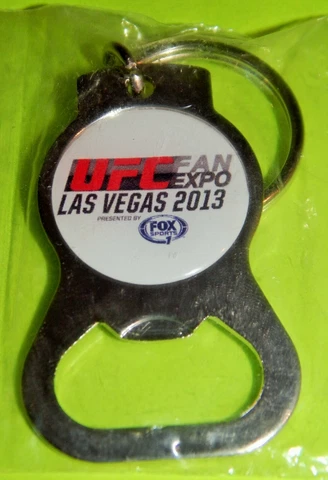 UFC ULTIMATE FIGHTING 2013 FAN FAIR KEY CHAIN OPENER MGM LAS VEGAS, SEALED NEW Cover
