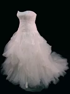 Maggie Sottero Celine Prinzessin Tüll Braut Ballkleid Hochzeitskleid 14 - Bild 1 von 7
