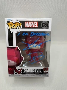 CHARLIE COX SIGNED DAREDEVIL HANDSIGNIERT FUNKO POP 1386 OFFICIAL PIX COA 60th - Bild 1 von 9