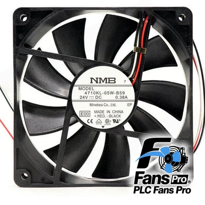 1PCS New NMB-MAT 4710KL-05W-B59 DC24V 0.38A 120*120*25mm 3-wires Cooling Fan - Image 1 of 3