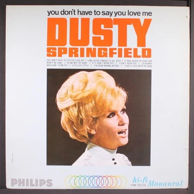 DUSTY SPRINGFIELD: you don't have to say you love me PHILIPS 12" LP 33 RPM - Image 1 of 2
