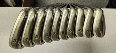 Taylormade Ti Bubble 2 Irons Set of 10 3-9 PW SW AW R-80 Regular Graphite Shafts - Image 1 of 4