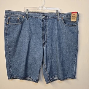Levis 469 Shorts Loose Fit Herren 54 x 12 blau Denim Jeans American Western NEU - Bild 1 von 10