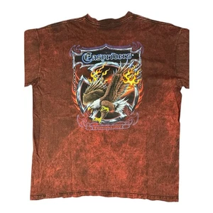 Vintage Easyriders Magazine Long Sleeve T-Shirt Men’s 3XL Red Eagle Double-Sided - Picture 1 of 11