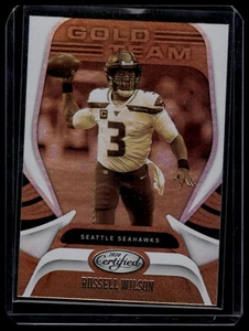 2020 Panini Certified #GT-RW Russell Wilson Gold Team - Picture 1 of 2