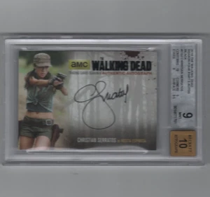 WALKING DEAD SEASON 4 PT 2 ROSITA ESPINOSA AUTOGRAPH CARD /125 GRADE 9/10 - Picture 1 of 4