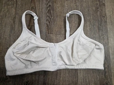 Sujetador Just My Size 1217 para mujer súper elegante cierre frontal sin cables blanco 48C Foto 1 de 4