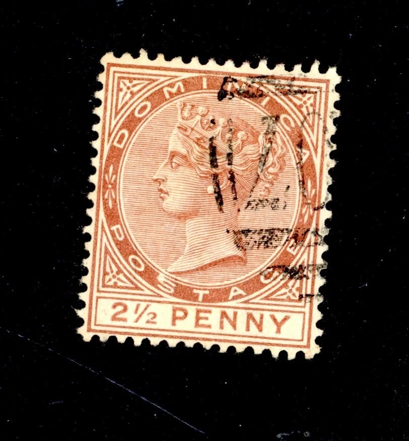 DOMINICA--Sello individual Scott #6 Foto 1 de 1