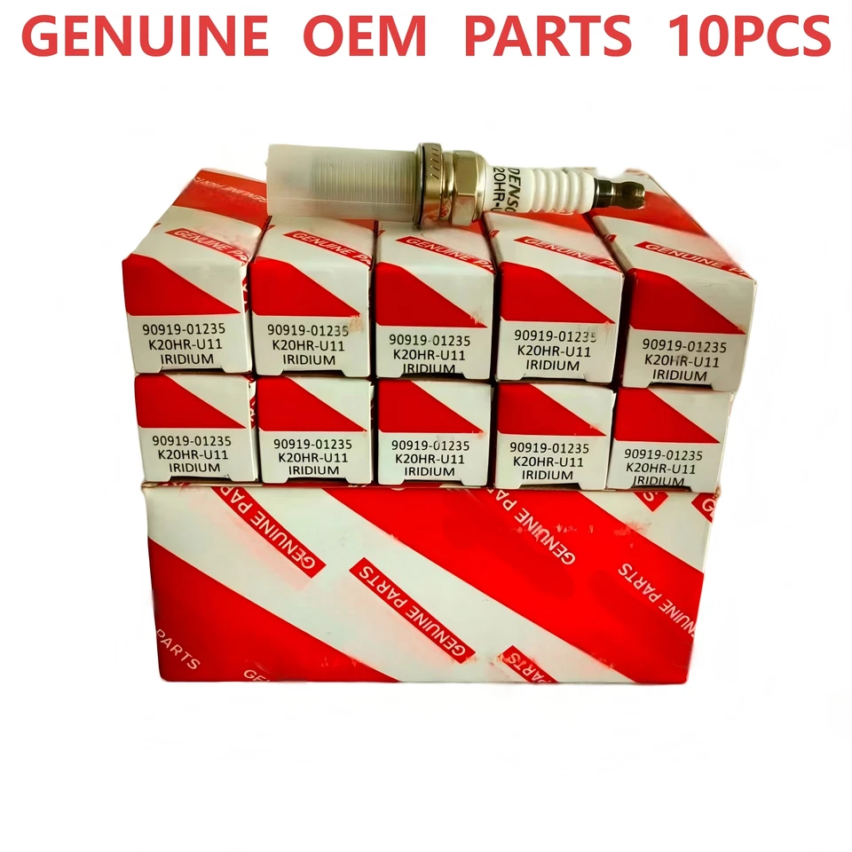 GENUINE Toyota 4Runner Tacoma FJ Cruiser V6 4.0L Spark Plug SET OEM 90919-01235 Foto 1 de 4