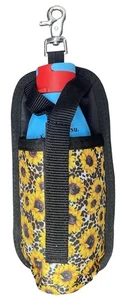 Showman Sunflower & Cheetah Print Nylon Bottle Holder - Picture 1 of 1